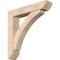 Ekena Millwork Thorton Slat Smooth Bracket w/ Offset Brace, Douglas Fir, 7 1/2"W x 38"D x 38"H BKT0806X38X38THR06SDF - alternate 1